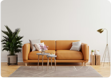 Modern sofa interior